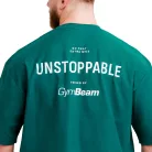 Unstoppable oversized póló Green - S - zöld - GymBeam