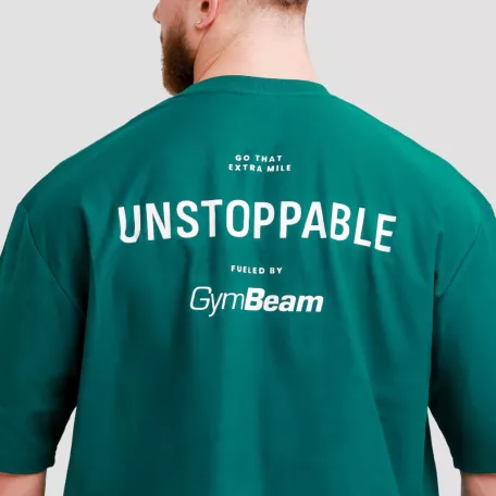 Unstoppable oversized póló Green - M - zöld - GymBeam