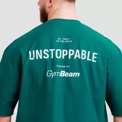 Unstoppable oversized póló Green - L - zöld - GymBeam