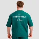 Unstoppable oversized póló Green - L - zöld - GymBeam