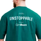 Unstoppable oversized póló Green - L - zöld - GymBeam
