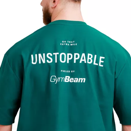 Unstoppable oversized póló Green - XL - zöld - GymBeam