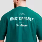 Unstoppable oversized póló Green - XXL - zöld - GymBeam