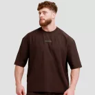 Unstoppable oversized póló Brown - S - barna - GymBeam
