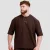 Unstoppable oversized póló Brown - S - barna - GymBeam