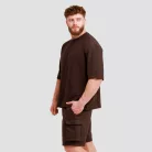 Unstoppable oversized póló Brown - L - barna - GymBeam