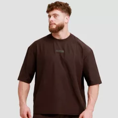 Unstoppable oversized póló Brown - XXXL - barna - GymBeam