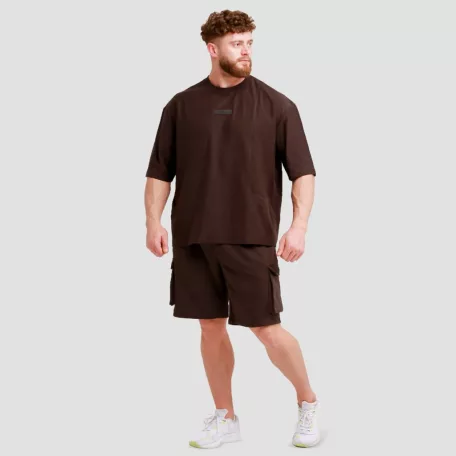 Unstoppable oversized póló Brown - XXXL - barna - GymBeam