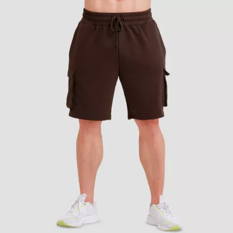Utility rövidnadrág Brown - L - barna - GymBeam