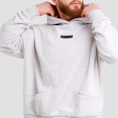 Unity kapucnis pulóver Grey - M - szürke - GymBeam