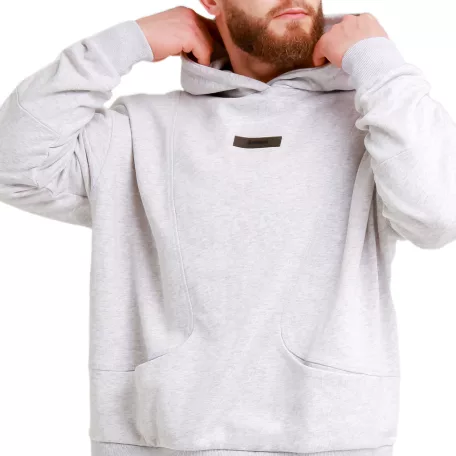 Unity kapucnis pulóver Grey - M - szürke - GymBeam
