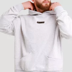 Unity kapucnis pulóver Grey - XL - szürke - GymBeam