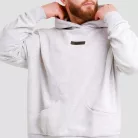 Unity kapucnis pulóver Grey - XXL - szürke - GymBeam