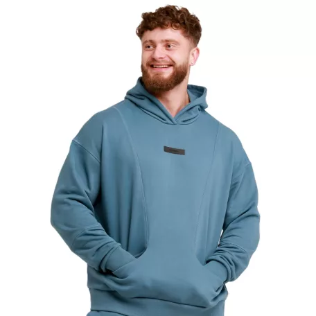Unity kapucnis pulóver Blue - L - kék - GymBeam