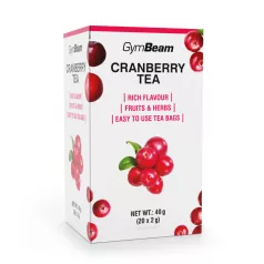 Tőzegáfonya tea - 20 x 2 g - GymBeam