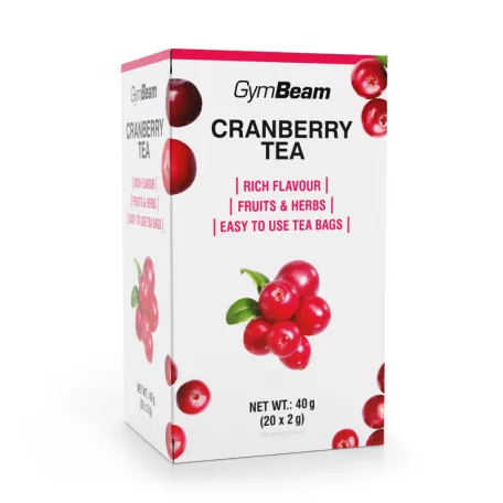 Tőzegáfonya tea - 20 x 2 g - GymBeam