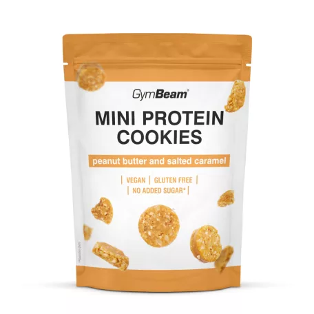Mini Protein Cookies - 100 g - mogyoróvaj és sós karamell - GymBeam