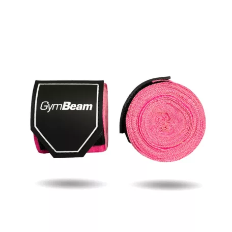 Boksz bandázs 4 m - rózsaszín - GymBeam