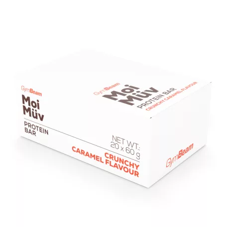 MoiMüv fehérjeszelet - 20 x 60 g - ropogós karamell - GymBeam
