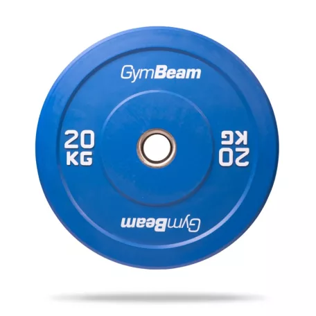 Bumper súlytárcsa 51 mm - 20 kg - kék - GymBeam