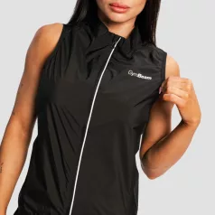 Pulse X női futómellény Black - XS - fekete - GymBeam