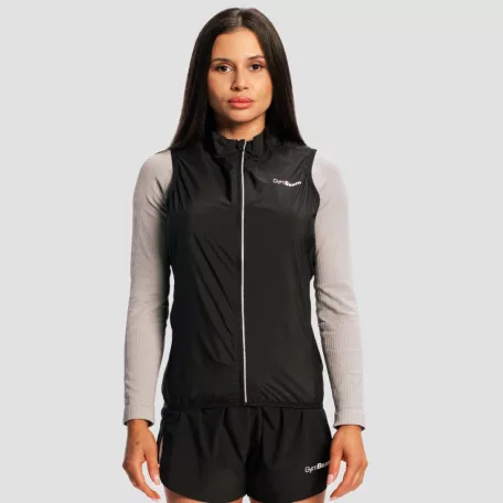 Pulse X női futómellény Black - XS - fekete - GymBeam
