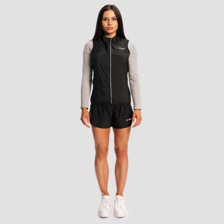 Pulse X női futómellény Black - XS - fekete - GymBeam