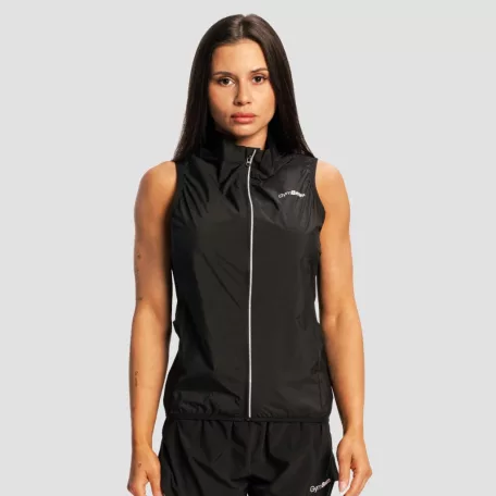 Pulse X női futómellény Black - S - fekete - GymBeam