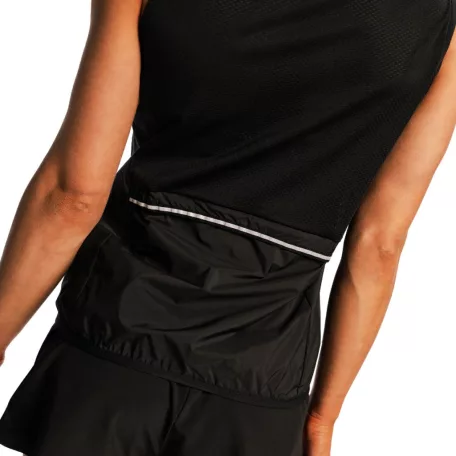 Pulse X női futómellény Black - M - fekete - GymBeam