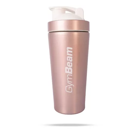 Steel Shaker Rose Gold 750 ml - rózsaszín - GymBeam