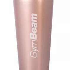 Steel Shaker Rose Gold 750 ml - rózsaszín - GymBeam