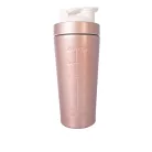 Steel Shaker Rose Gold 750 ml - rózsaszín - GymBeam