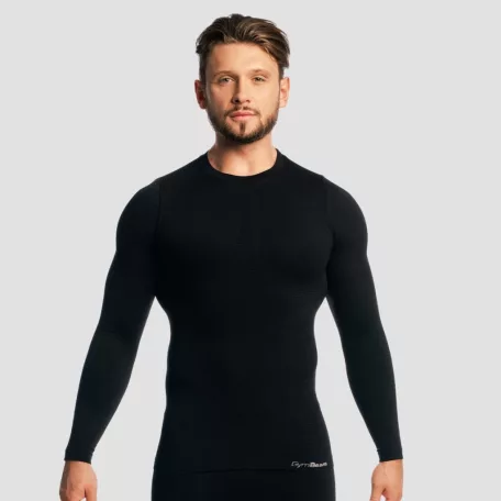 Fuse hosszú ujjú pólók Black - S - fekete - GymBeam
