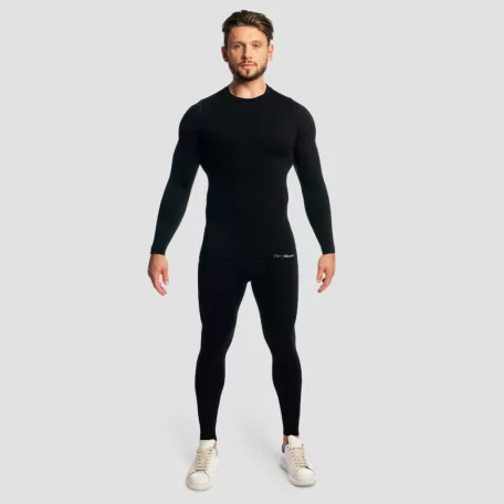 Fuse hosszú ujjú pólók Black - S - fekete - GymBeam