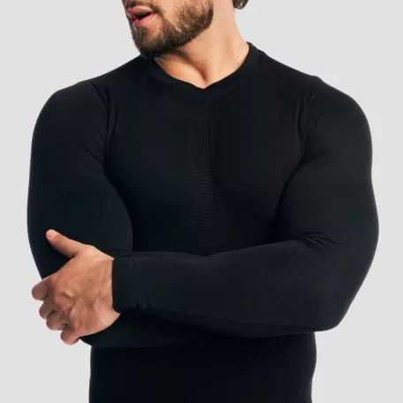 Fuse hosszú ujjú pólók Black - M - fekete - GymBeam
