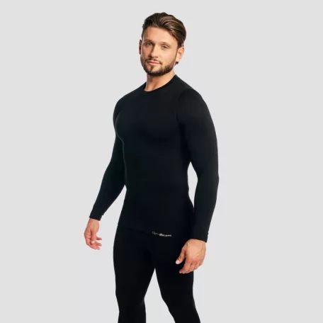 Fuse hosszú ujjú pólók Black - M - fekete - GymBeam