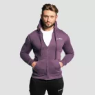 Cipzáras kapucnis pulóver Obsidian - XXL - lila - GymBeam
