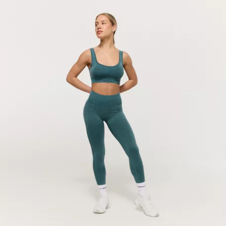 Lift varrásmentes női leggings Petrol - XS - zöld - GymBeam