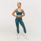 Lift varrásmentes női leggings Petrol - S - zöld - GymBeam