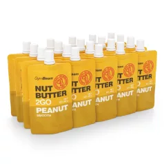 Nut Butter 2GO - Földimogyoróvaj - 20 x 80 g - GymBeam