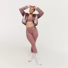 Prime női sportdzseki Haze - XXL - rózsaszín - GymBeam
