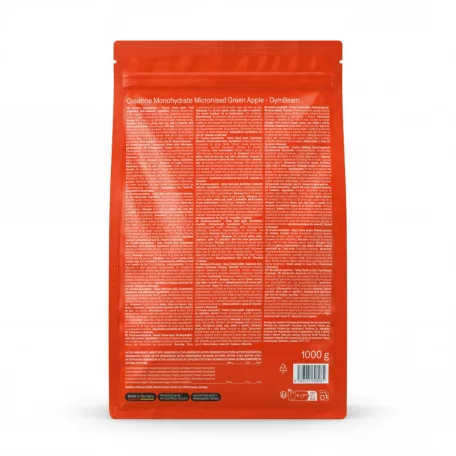 100% Mikronizált Kreatin-monohidrát - 1000 g - mangó-maracuja - GymBeam