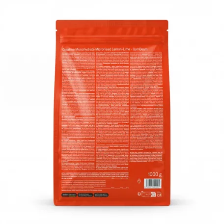 100% Mikronizált Kreatin-monohidrát - 1000 g - mangó-maracuja - GymBeam