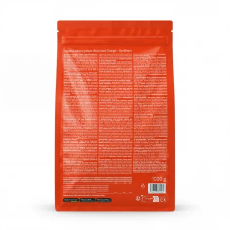 100% Mikronizált Kreatin-monohidrát - 1000 g - mangó-maracuja - GymBeam