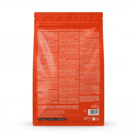 100% Mikronizált Kreatin-monohidrát - 1000 g - mangó-maracuja - GymBeam