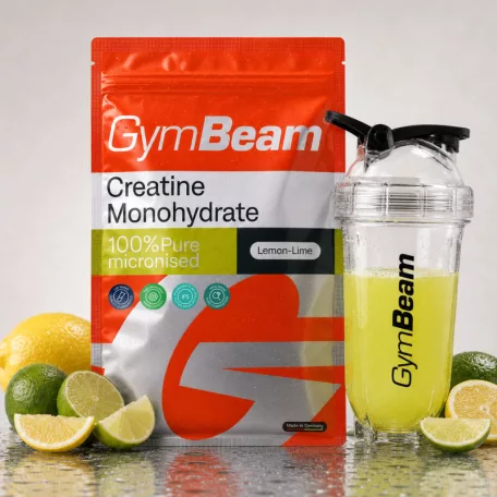 100% Mikronizált Kreatin-monohidrát - 750 g - citrom-lime - GymBeam