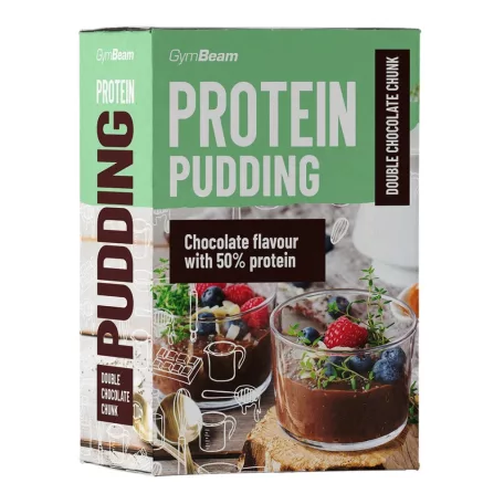 Fehérjés puding - 500 g - dupla csokidarabok - GymBeam