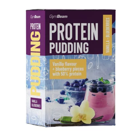 Fehérjés puding - 500 g - vanília áfonya - GymBeam