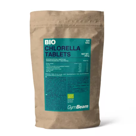 BIO Chlorella - 500 tabletta - ízesítetlen - GymBeam