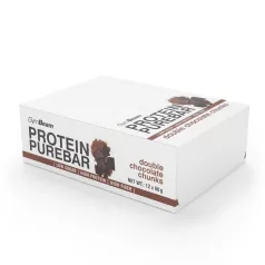  PureBar fehérjeszelet - 12 x 60 g - dupla csokidarabok - GymBeam